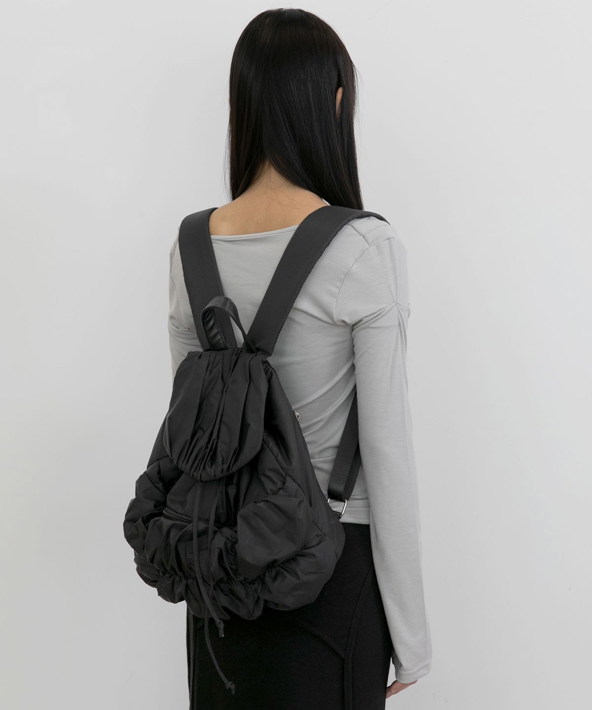 플레어업(FLAREUP) Draped Backpack (FL-741_Black)