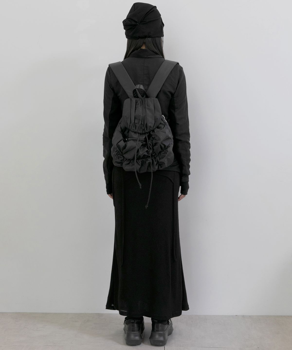 플레어업(FLAREUP) Draped Backpack (FL-741_Black)