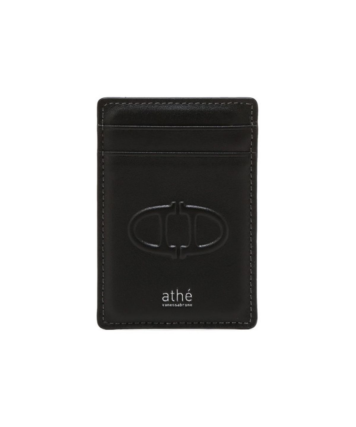 아떼 바네사브루노(ATHE VANESSABRUNO) [STAMP] 블랙 스탬프 스마트카드홀더 AAHO6E454BK