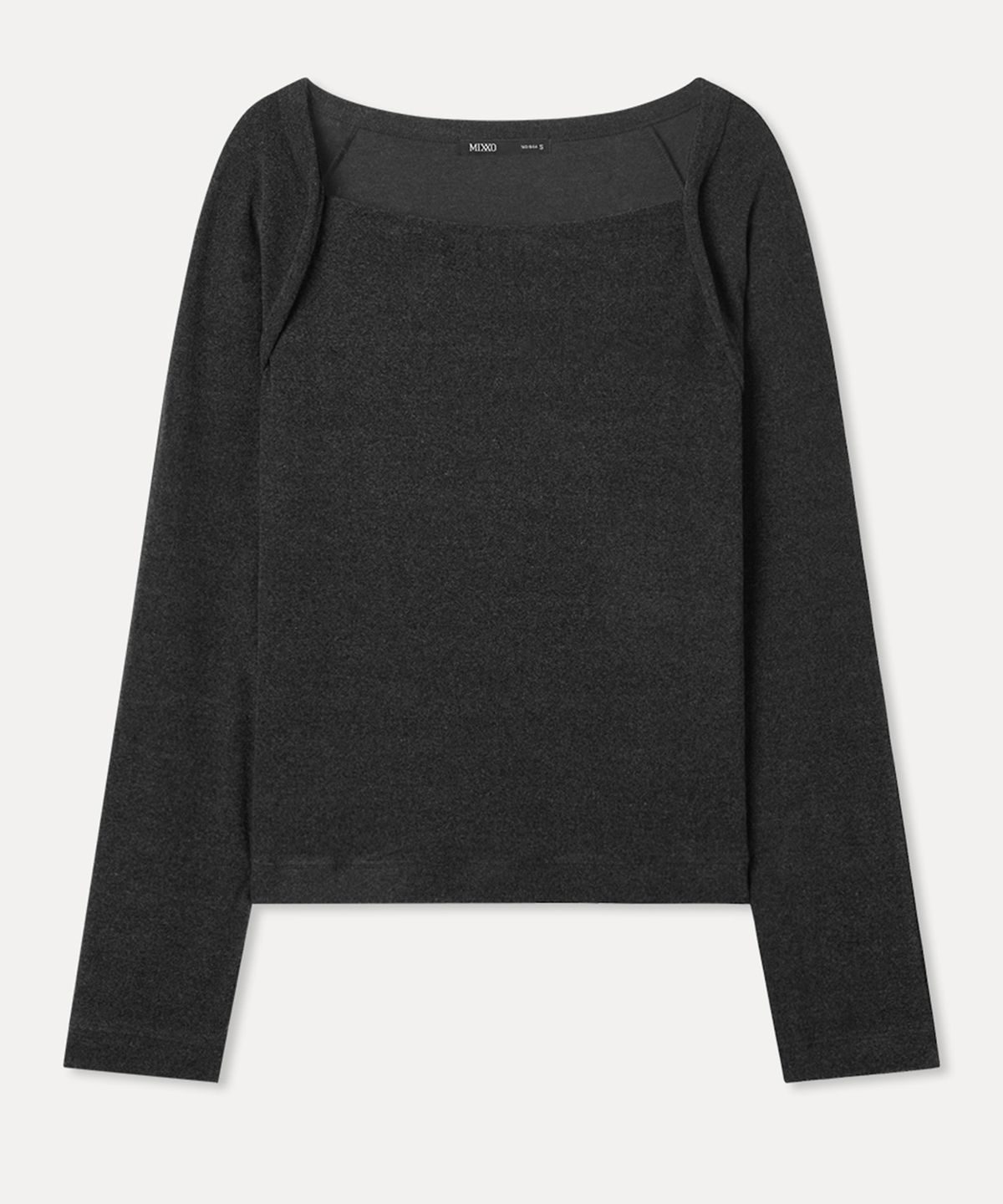 미쏘(MIXXO) 스퀘어넥 볼레로 티셔츠_MIWLWG209A