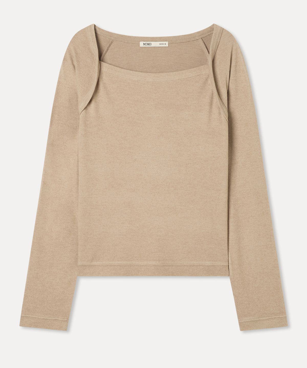 미쏘(MIXXO) 스퀘어넥 볼레로 티셔츠_MIWLWG209A