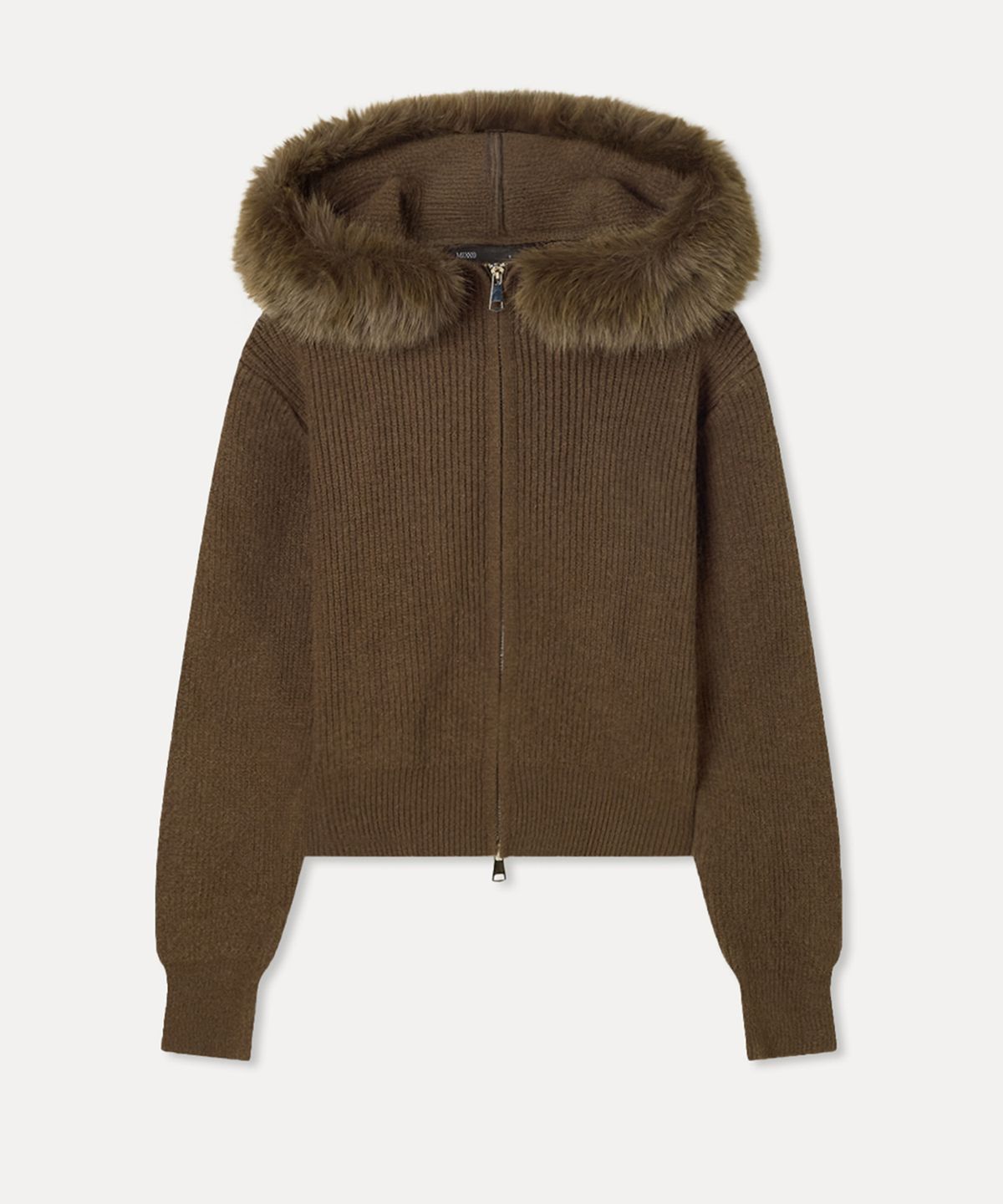 미쏘(MIXXO) 퍼 후드 니트집업 가디건 RE CKG12SS_MIWCKG31QS