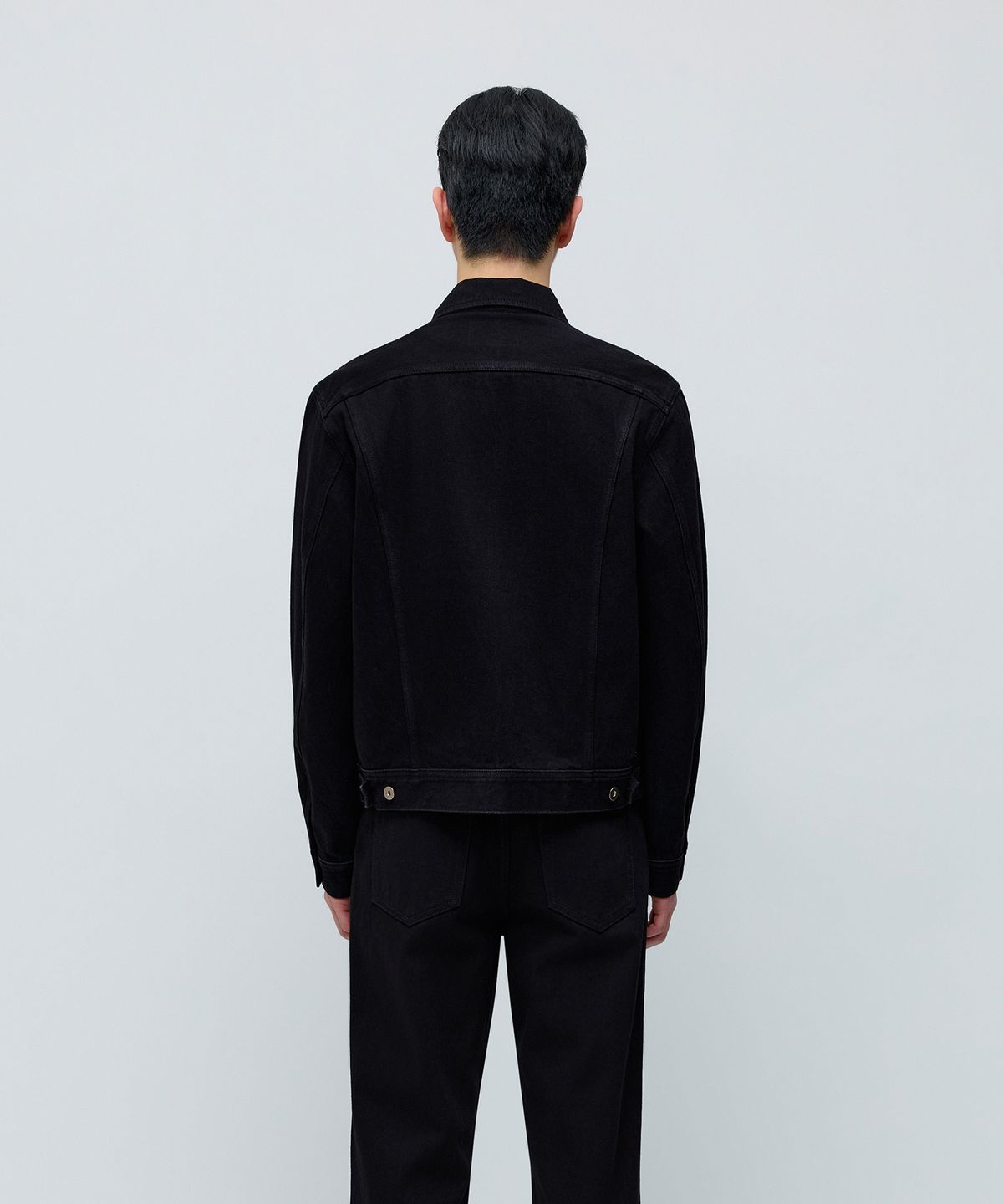 무신사 스탠다드(MUSINSA STANDARD) 프레리 데님 트러커 재킷 [블랙]