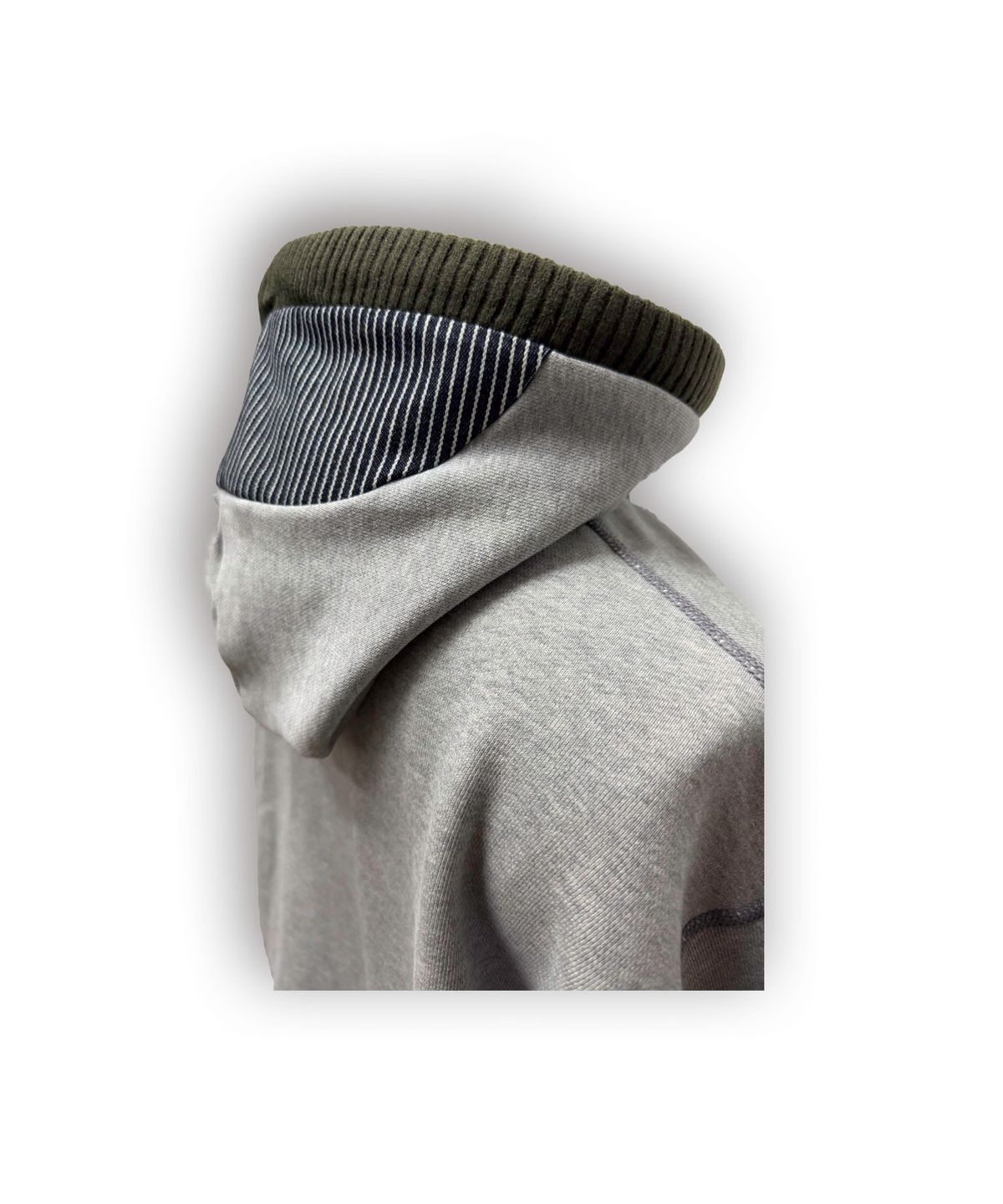 갈릭 블루스(GARLICBLUES) BLUES ZEBRA REVERSIBLE HOOD ZIP UP