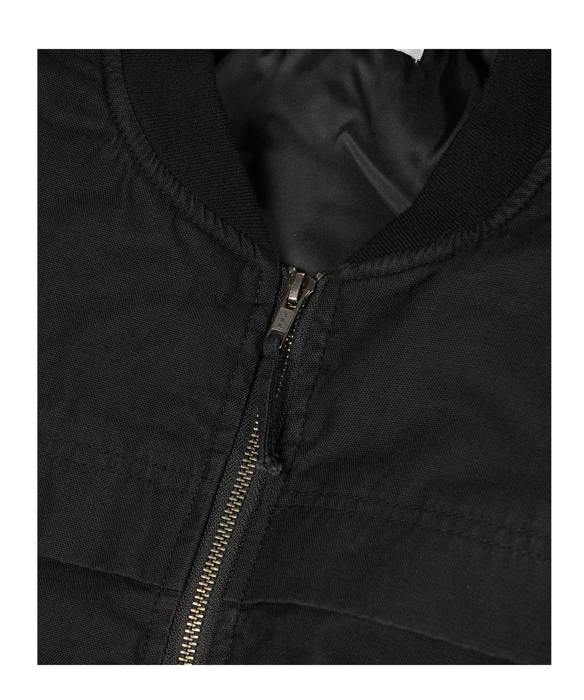 이티씨이(ETCE) WASHED BOMBER JACKET (WASHED BLACK)