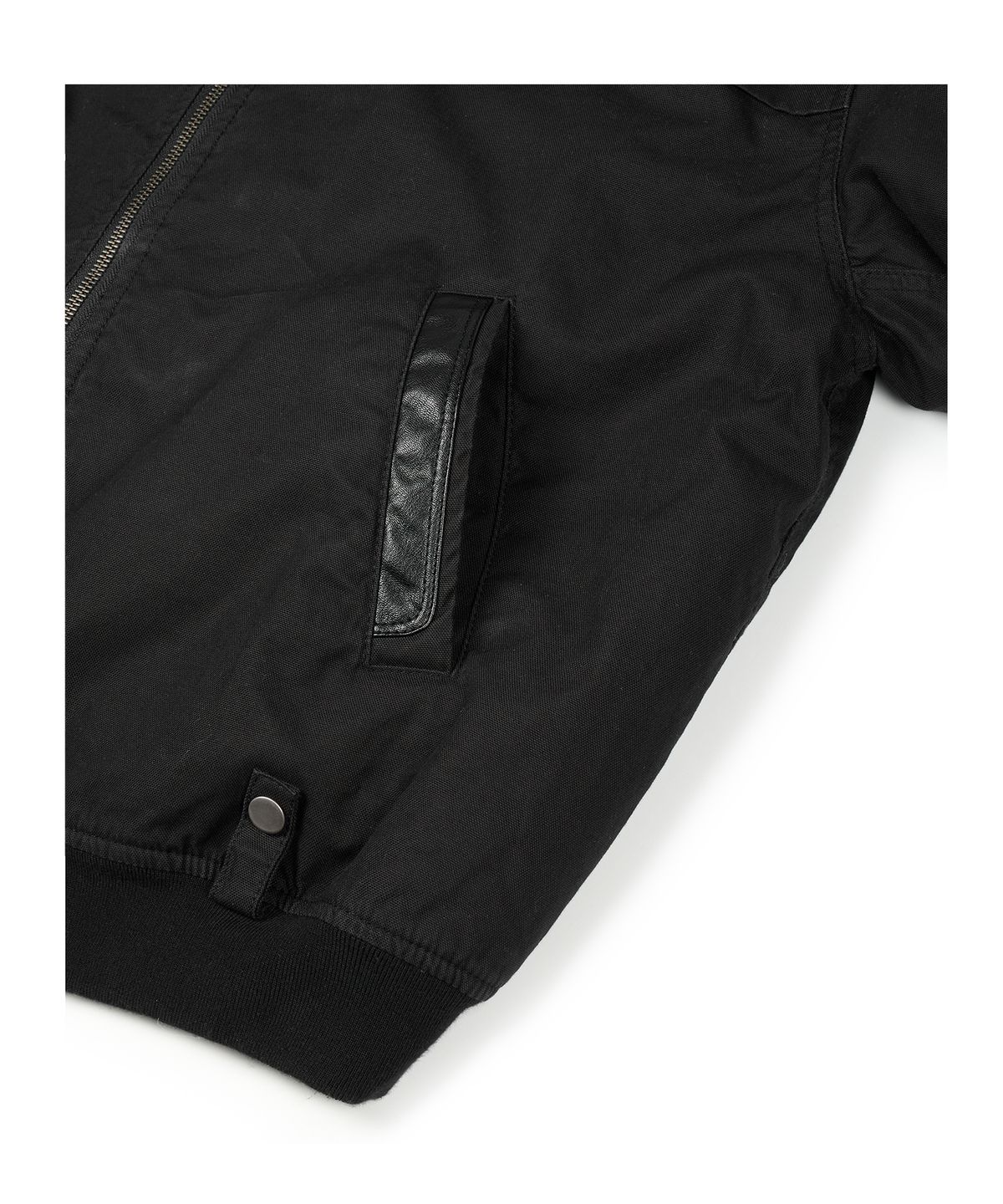 이티씨이(ETCE) WASHED BOMBER JACKET (WASHED BLACK)