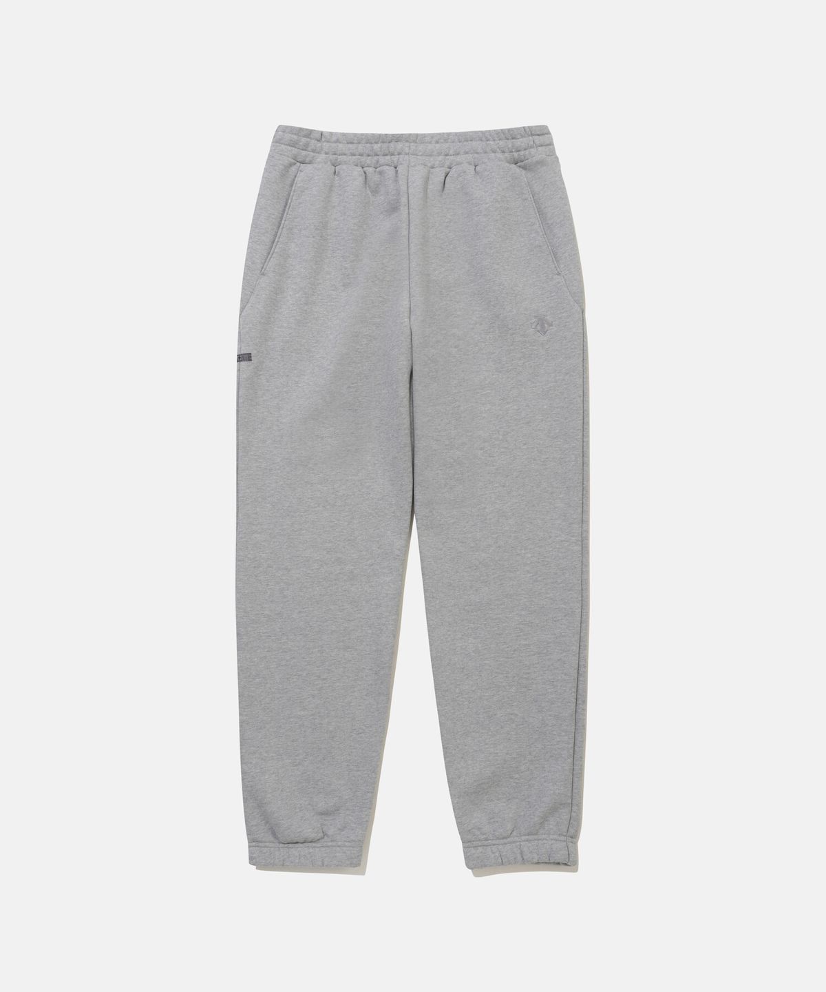 데상트(DESCENTE) 스포츠테리 조거 팬츠 멜란지 그레이 SR123UFP11