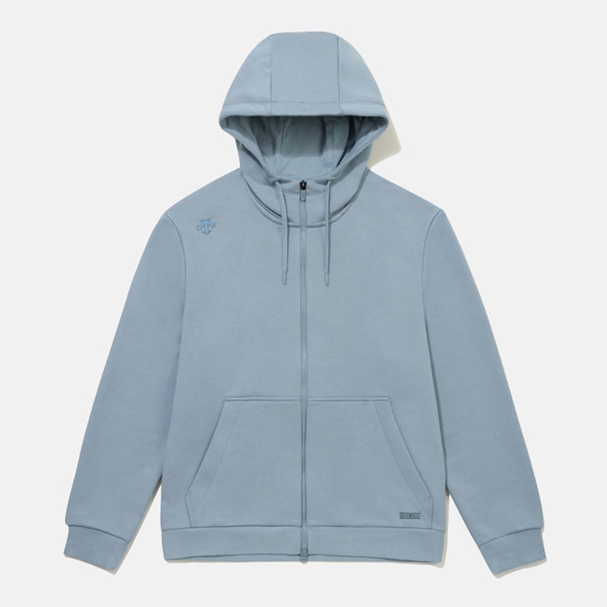 데상트(DESCENTE) 스포츠테리 오버핏 후드 집업 자켓 블루 SR123UFT11