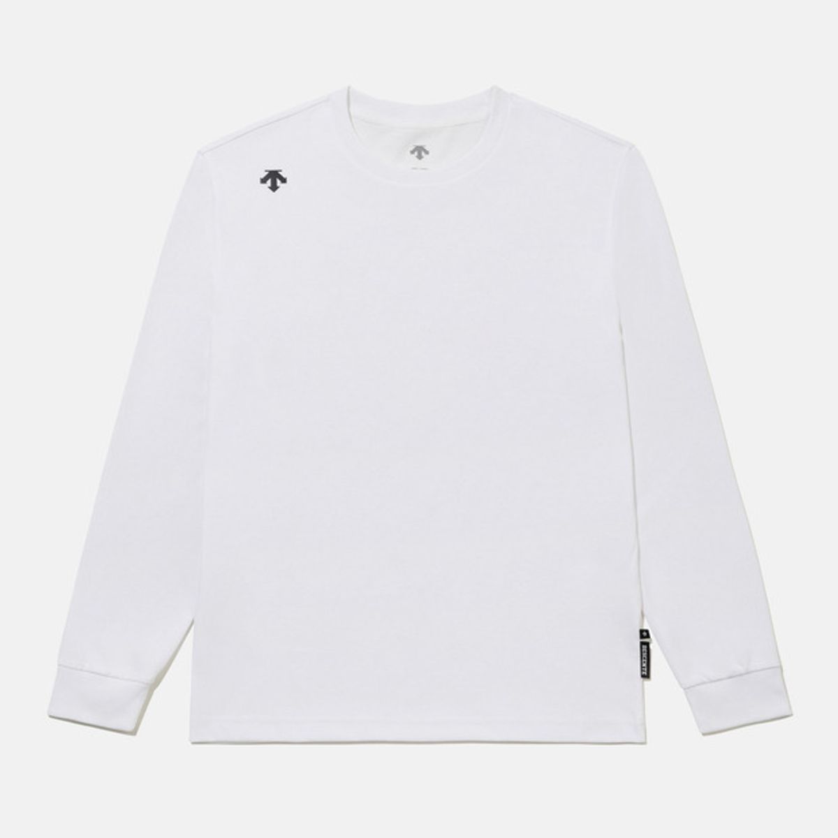 데상트(DESCENTE) 스피릿 백그래픽 긴팔 티셔츠 화이트 SR123UTL13