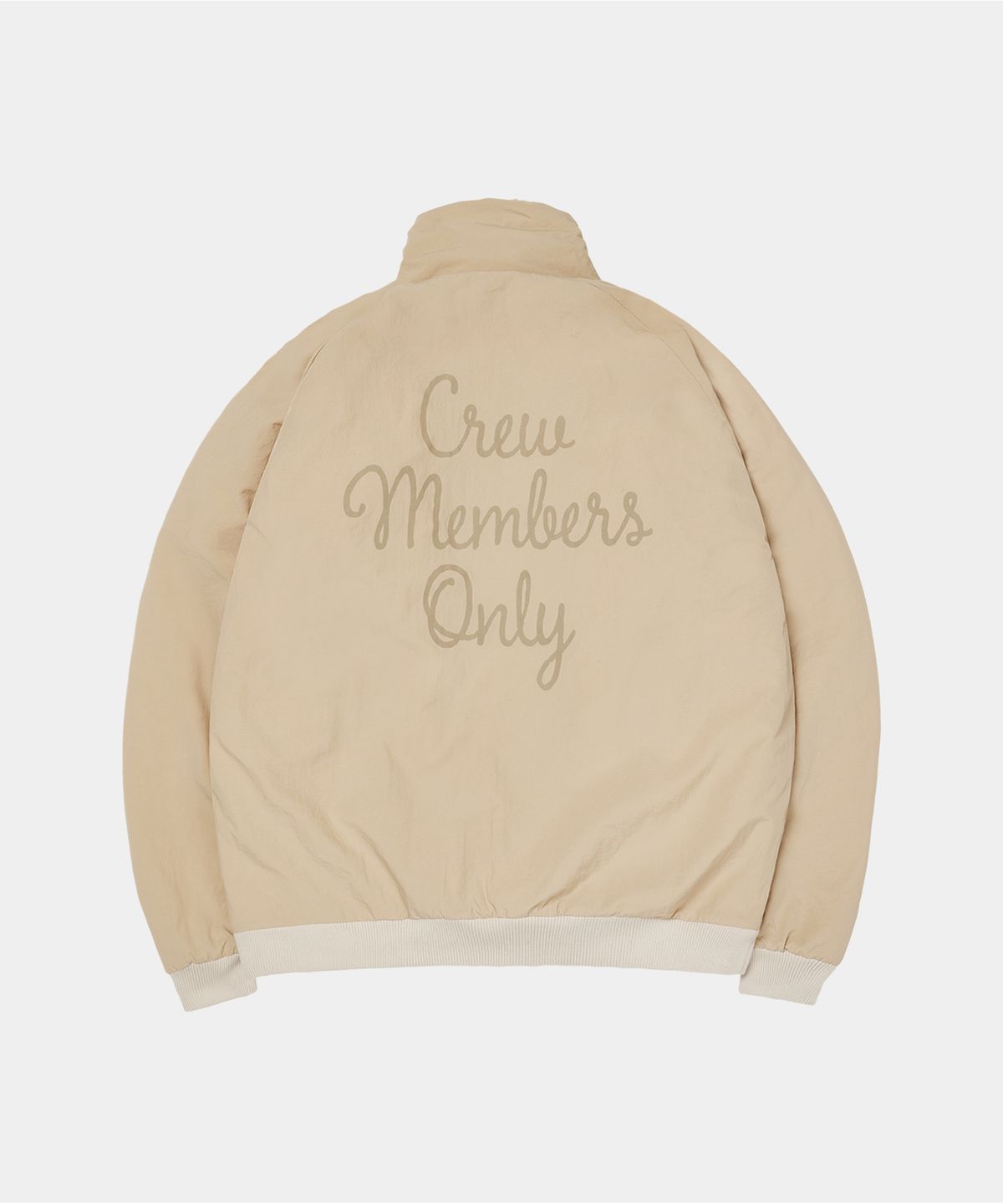 크루멤버스온리(CREW MEMBERS ONLY) REVERSIBLE FLEECE JACKET BEIGE