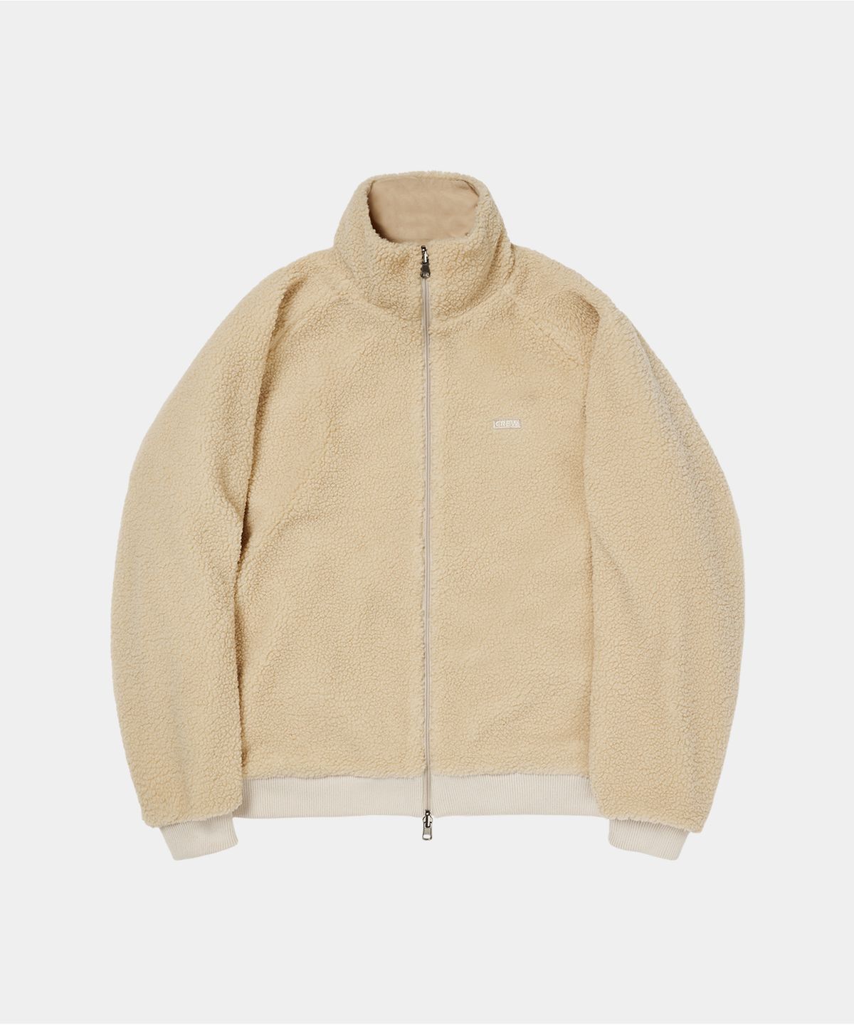 크루멤버스온리(CREW MEMBERS ONLY) REVERSIBLE FLEECE JACKET BEIGE