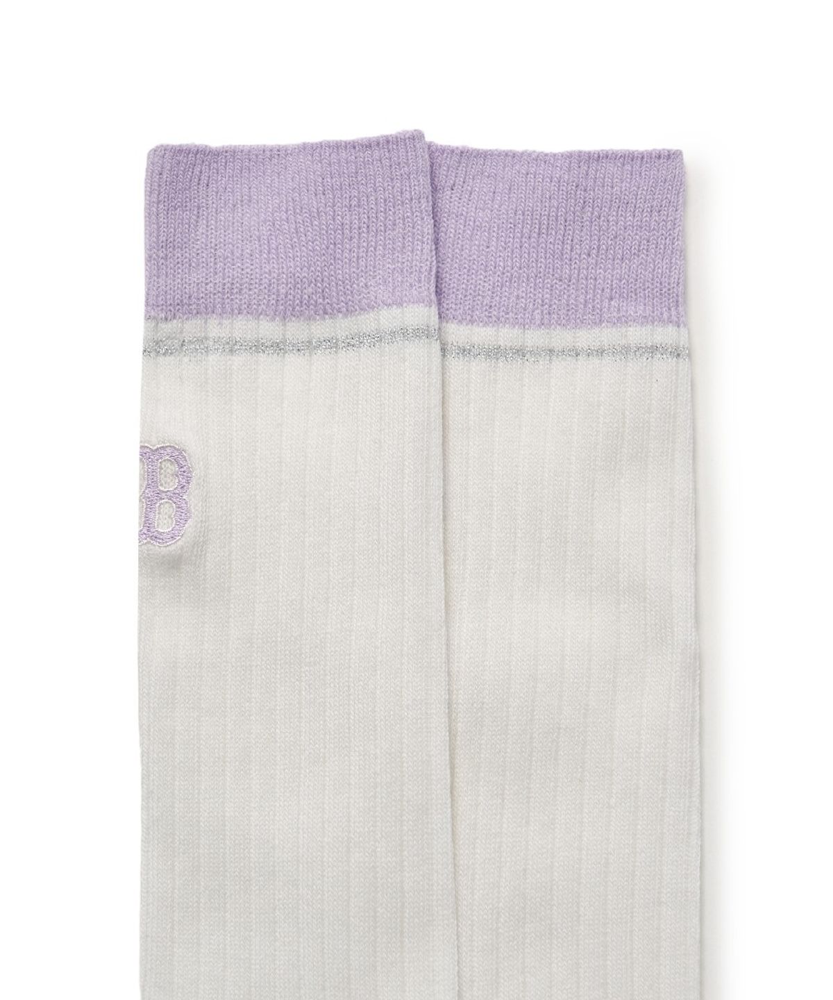 엠엘비 키즈(MLB KIDS) 베이직 로고 니삭스 BOS (Lavender)