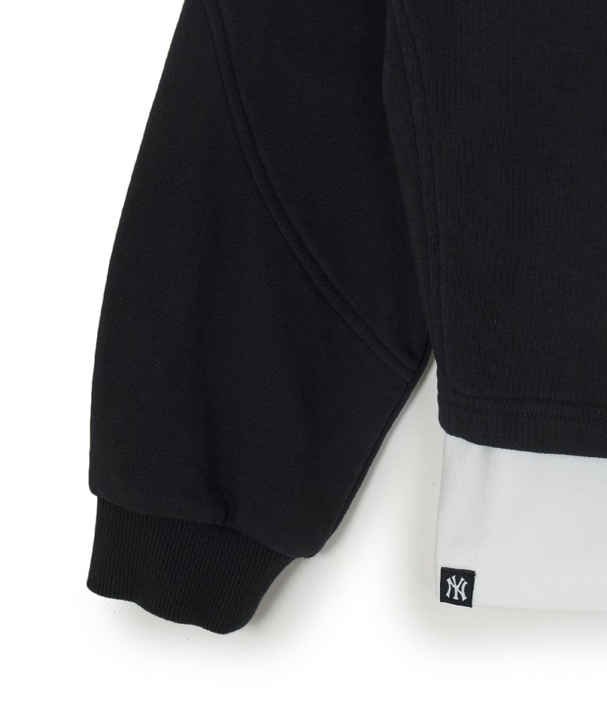 엠엘비 키즈(MLB KIDS) 스포티브 애슬레저  레이어드 맨투맨세트 (여아) NY (Black)