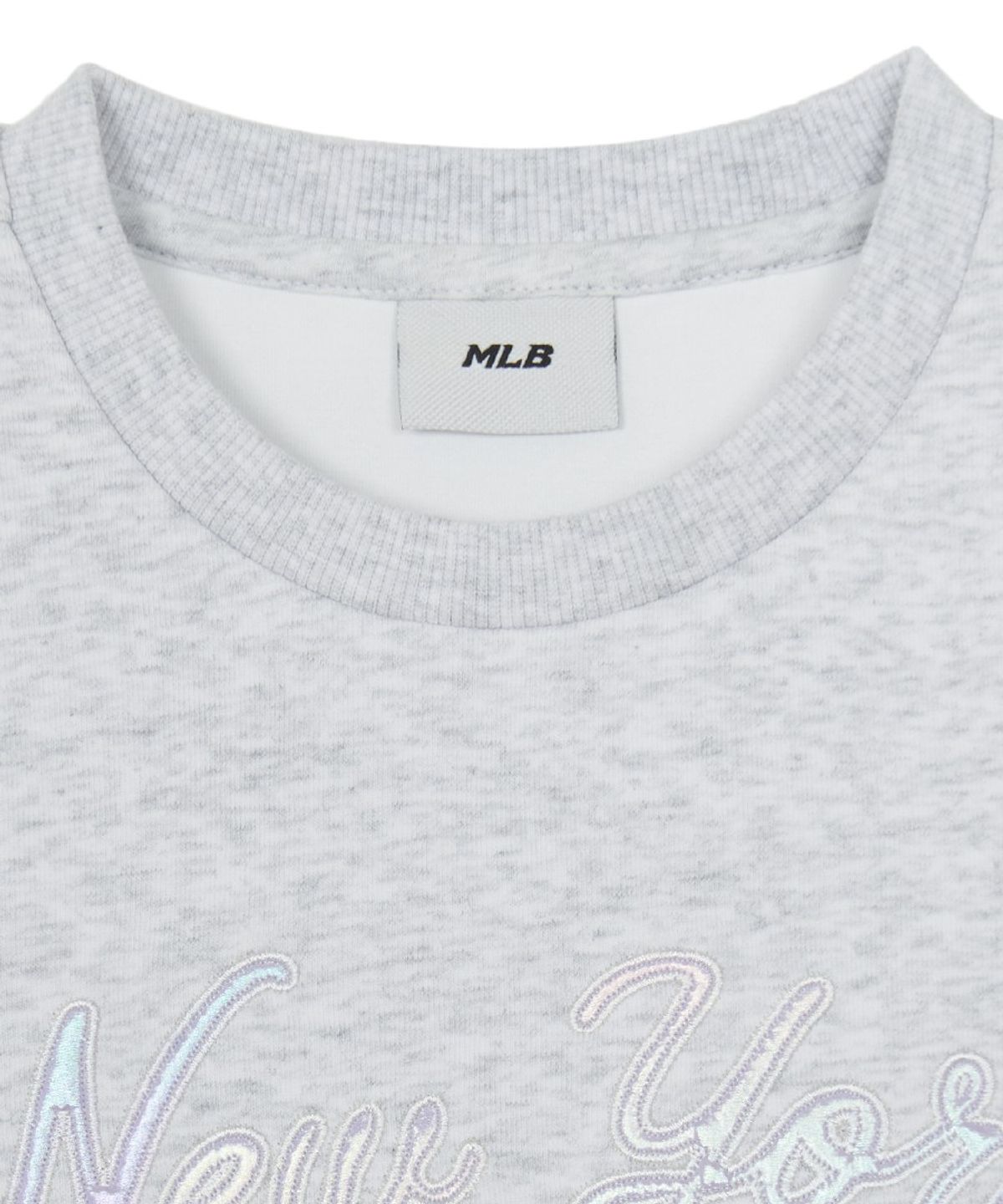 엠엘비 키즈(MLB KIDS) 스포티브 애슬레저 레이어드 맨투맨세트 (여아) NY (L.Melange Grey)