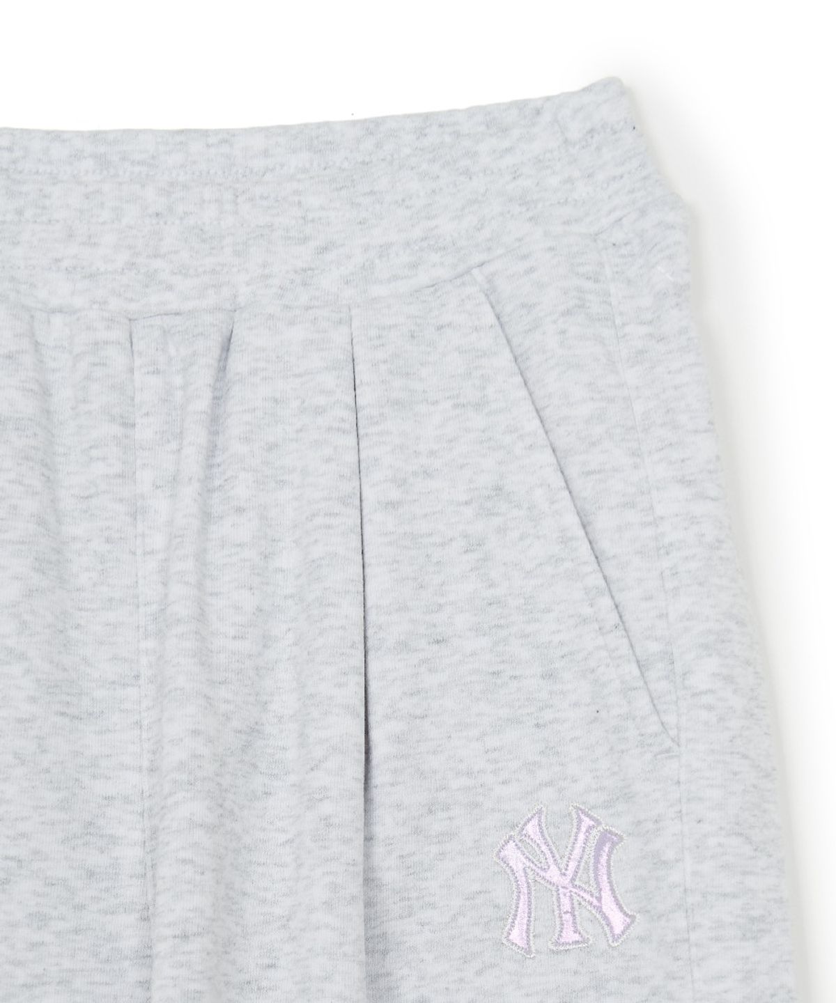 엠엘비 키즈(MLB KIDS) 스포티브 애슬레저 레이어드 맨투맨세트 (여아) NY (L.Melange Grey)