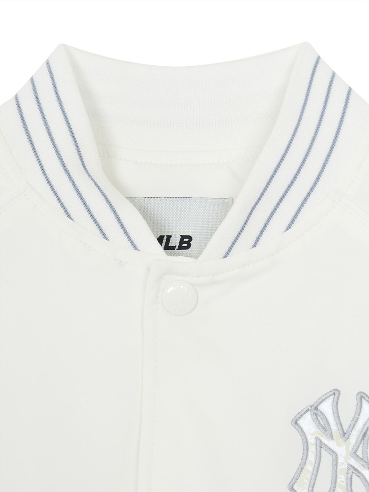 엠엘비 키즈(MLB KIDS) 걸스 나일론 크롭 패딩 점퍼 NY (Ivory)