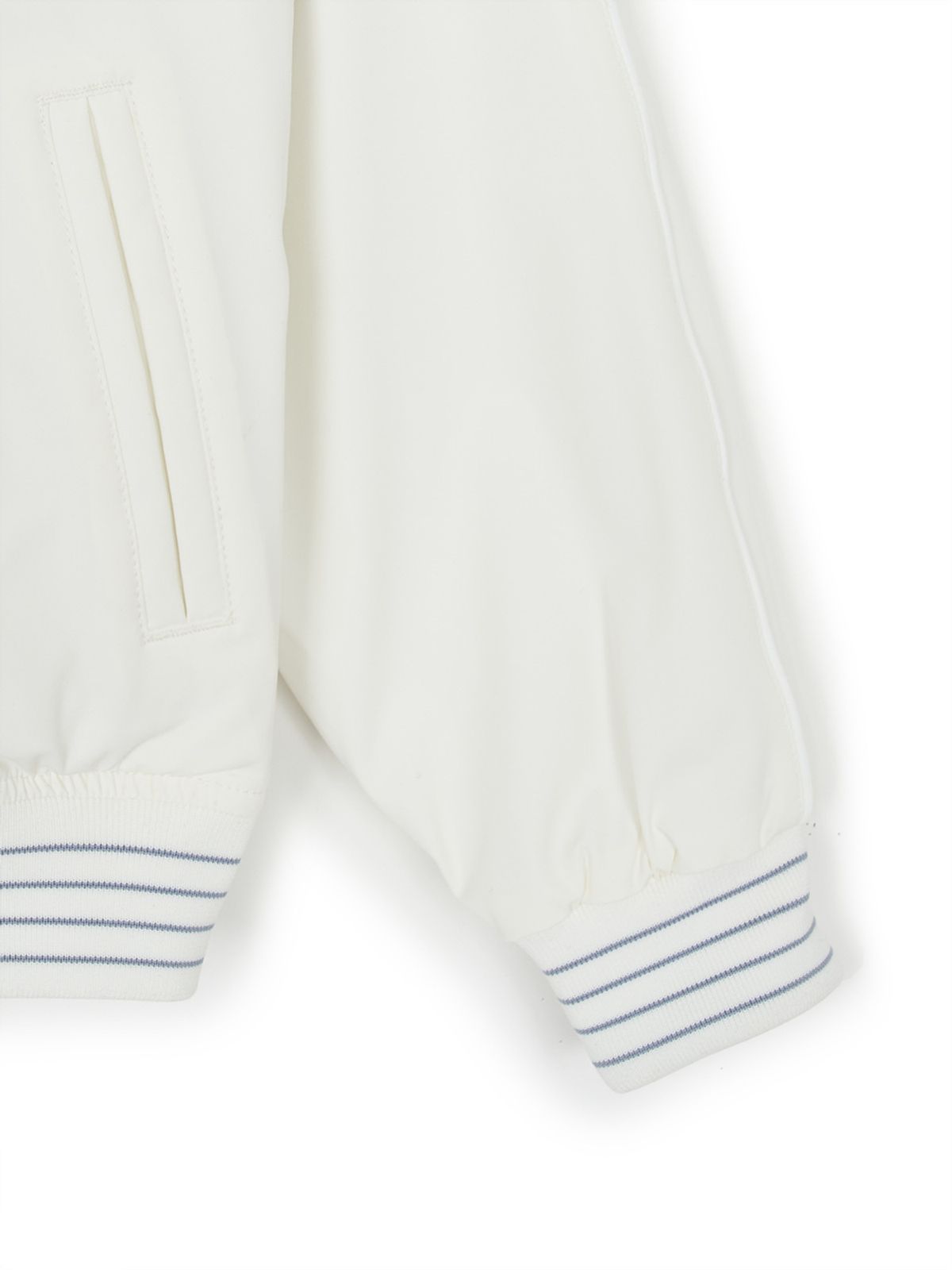 엠엘비 키즈(MLB KIDS) 걸스 나일론 크롭 패딩 점퍼 NY (Ivory)