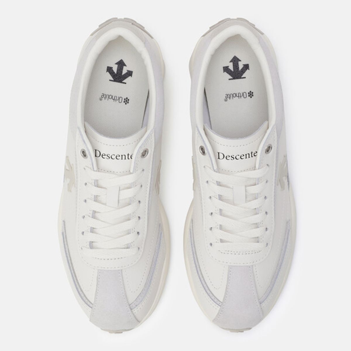 데상트(DESCENTE) 크론 레이서 베이지 화이트 SR313LCR71