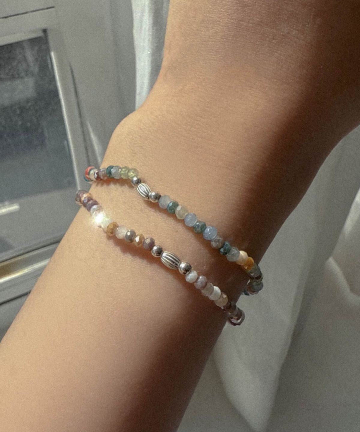 바라두(BARADU) 925 Sand bead bracelet