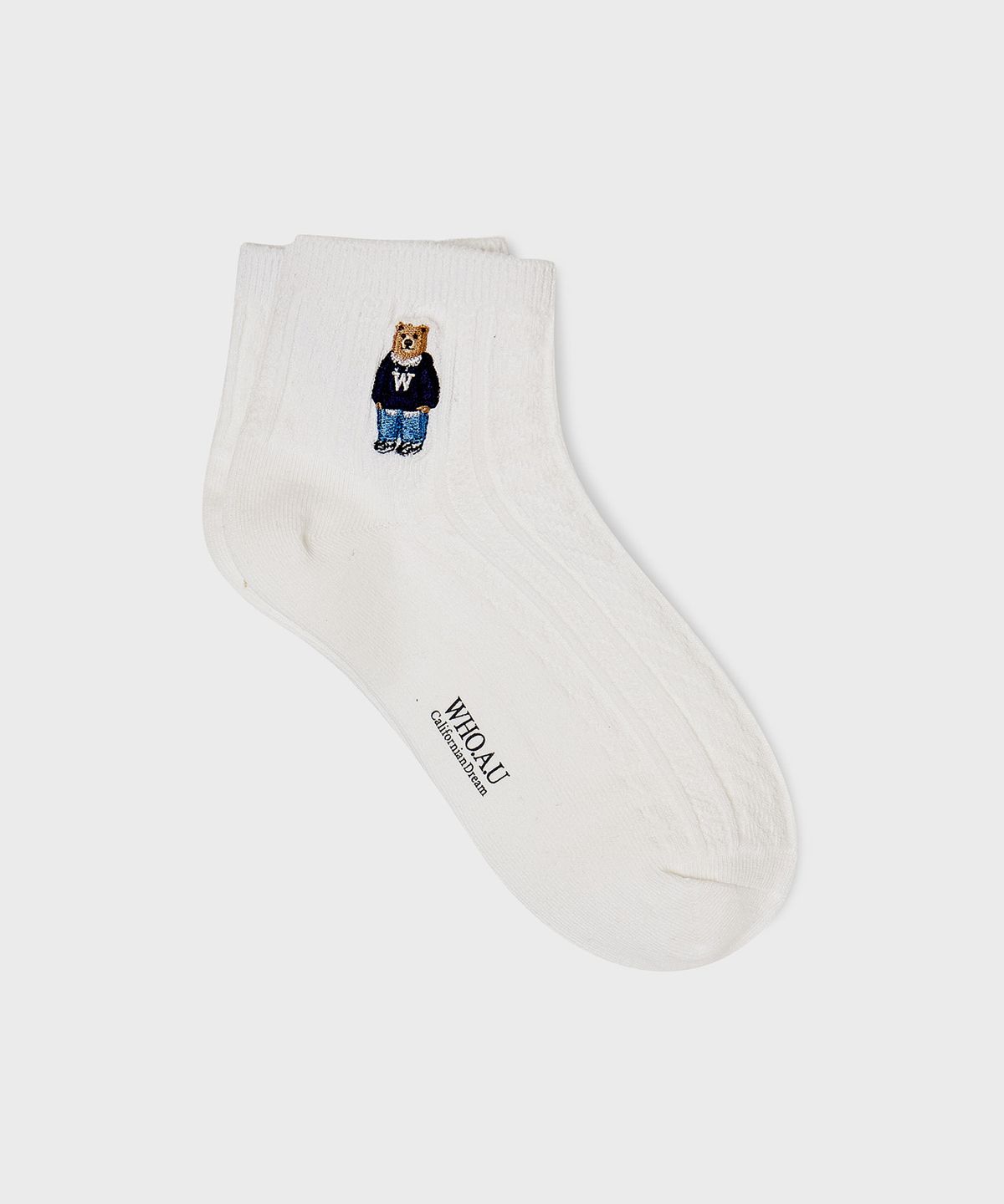 후아유(WHO.A.U) [3PACK]Steve Ankle Socks / WHAYG1112A