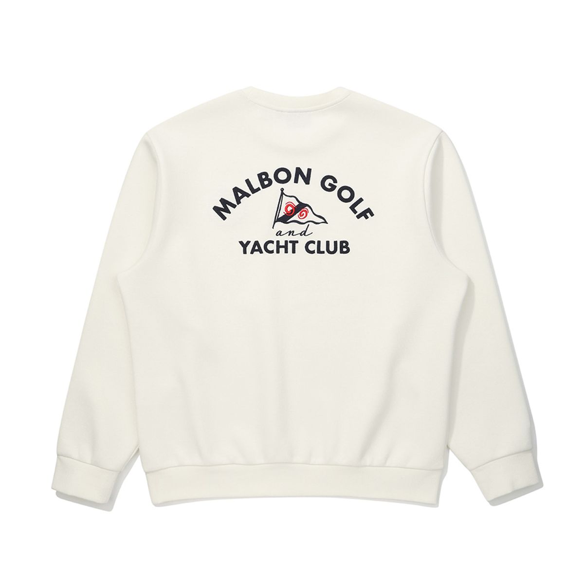 말본 골프(MALBON GOLF) 에어리 라운드 긴팔 티셔츠 IVORY (MAN)