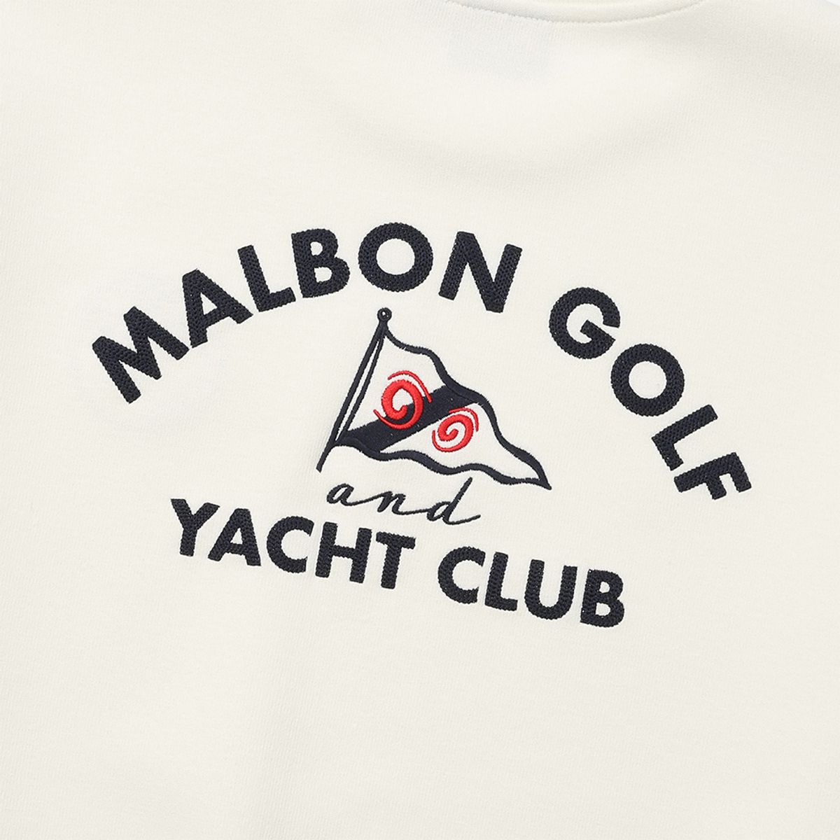 말본 골프(MALBON GOLF) 에어리 라운드 긴팔 티셔츠 IVORY (MAN)