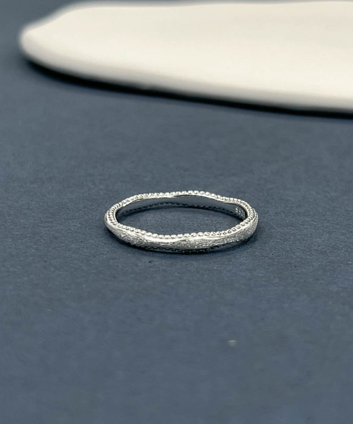 바라두(BARADU) 925 Sanding wave ring