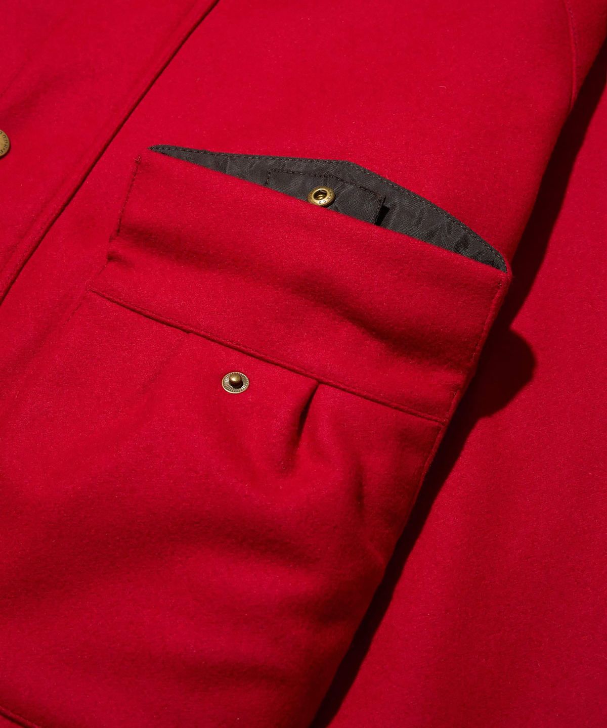 노아(NOAH) (U) 바버 울 웨이딩 자켓 헌팅 레드 BARBOUR WOOL WADING JACKET HUNTING RED