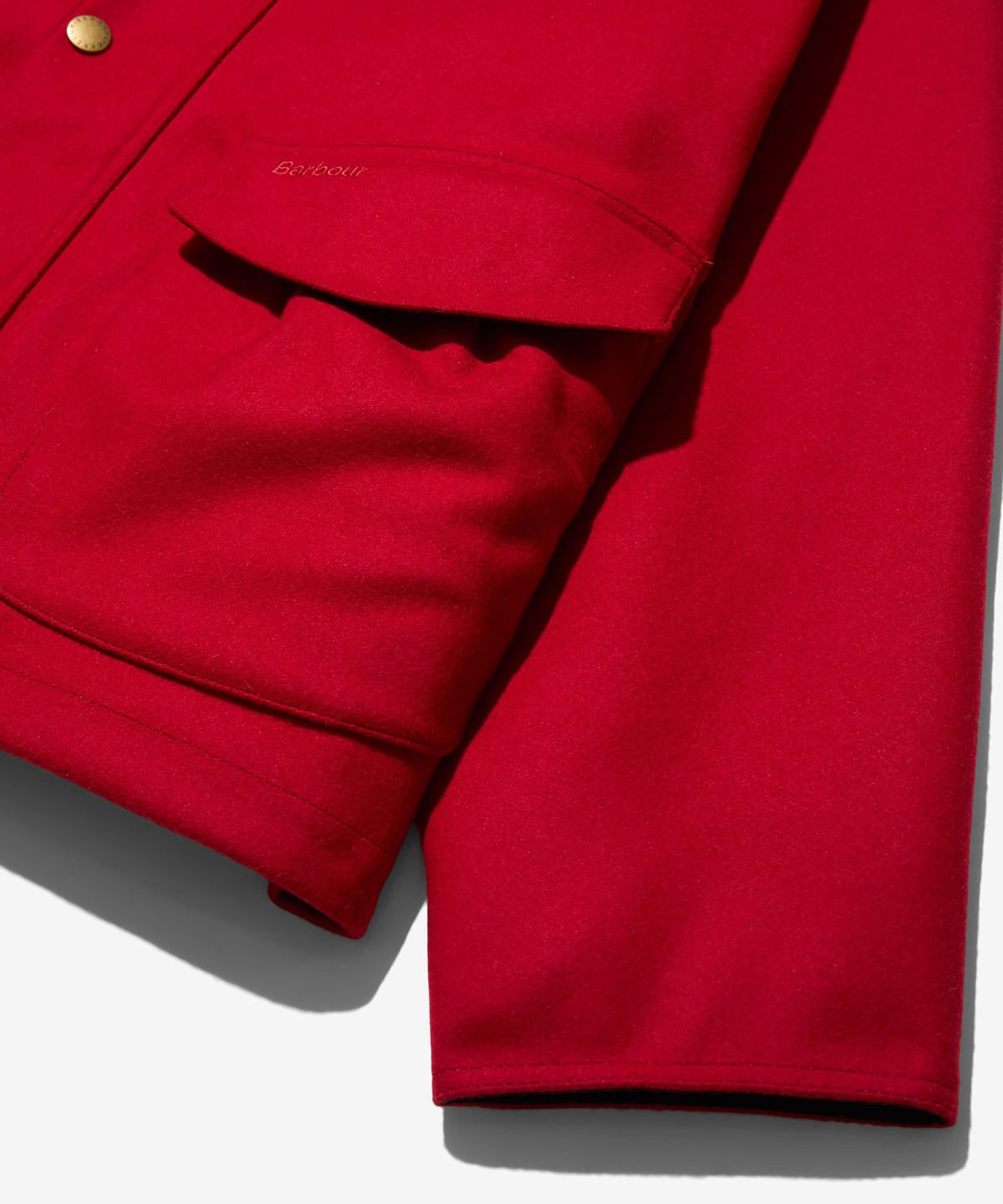 노아(NOAH) (U) 바버 울 웨이딩 자켓 헌팅 레드 BARBOUR WOOL WADING JACKET HUNTING RED