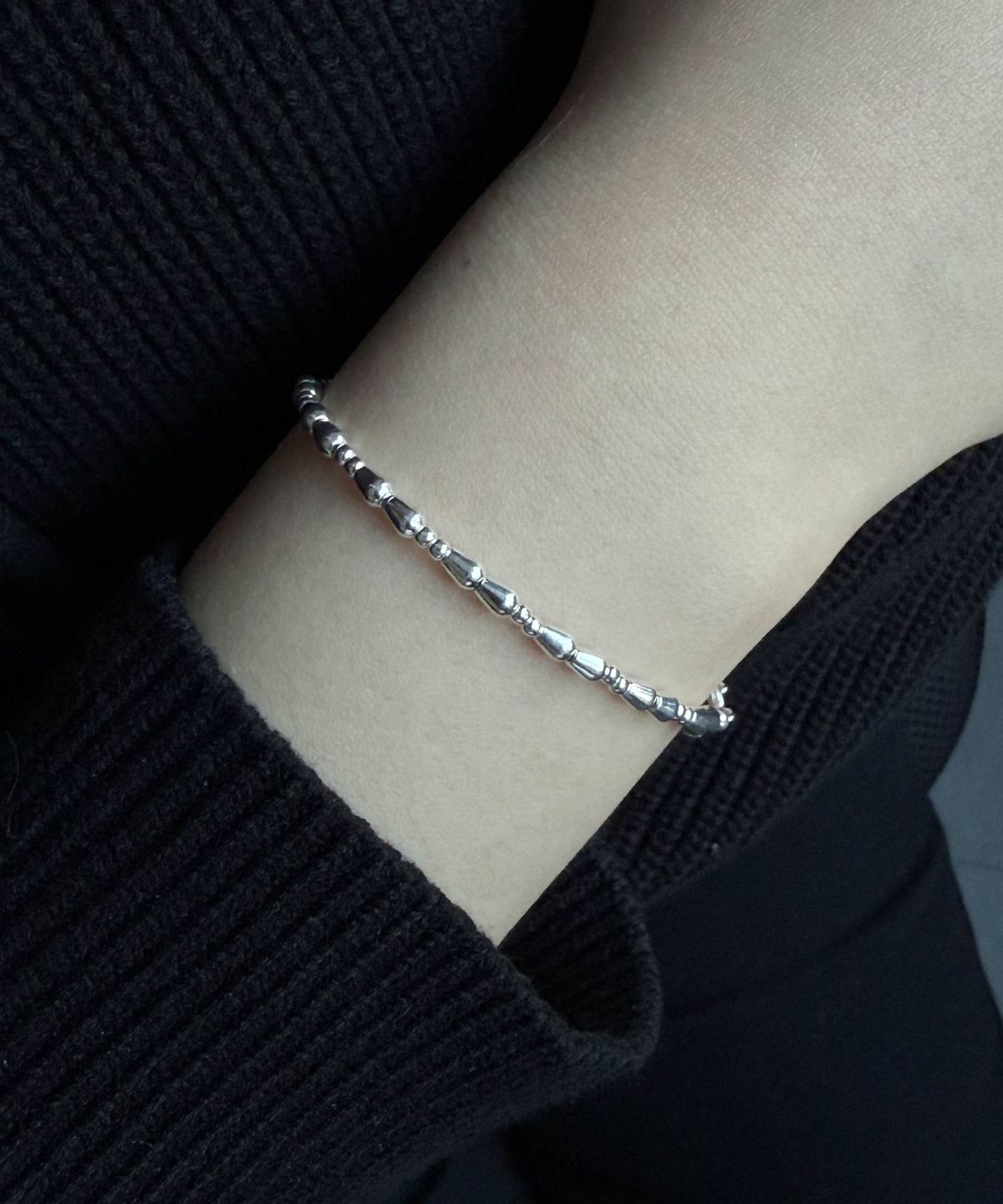 바라두(BARADU) 925 Solid bead bracelet