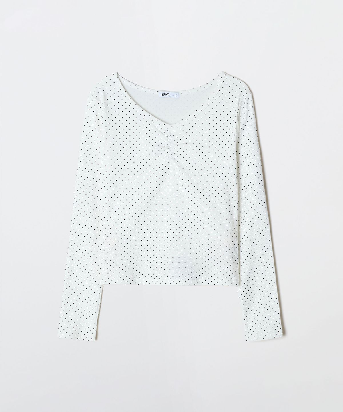 스파오(SPAO) 도트 셔링 긴팔티_SPLWG23G05