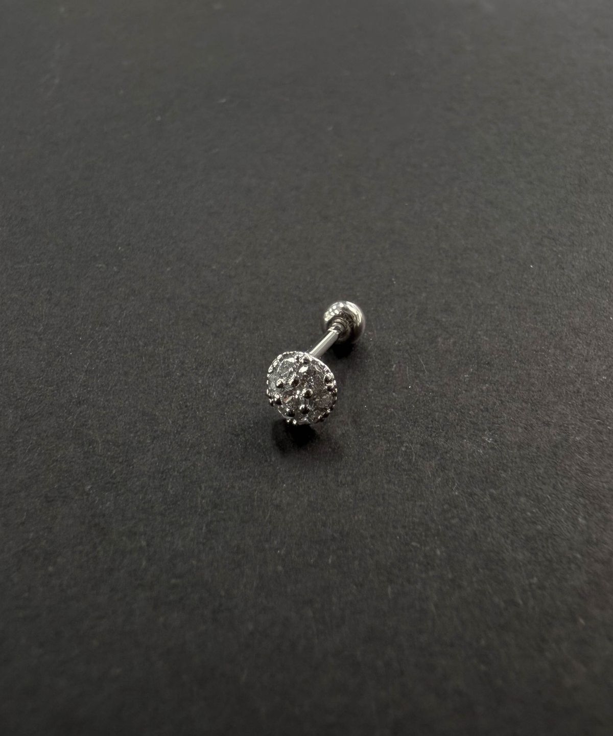 바라두(BARADU) 925 Round dome piercing (single)