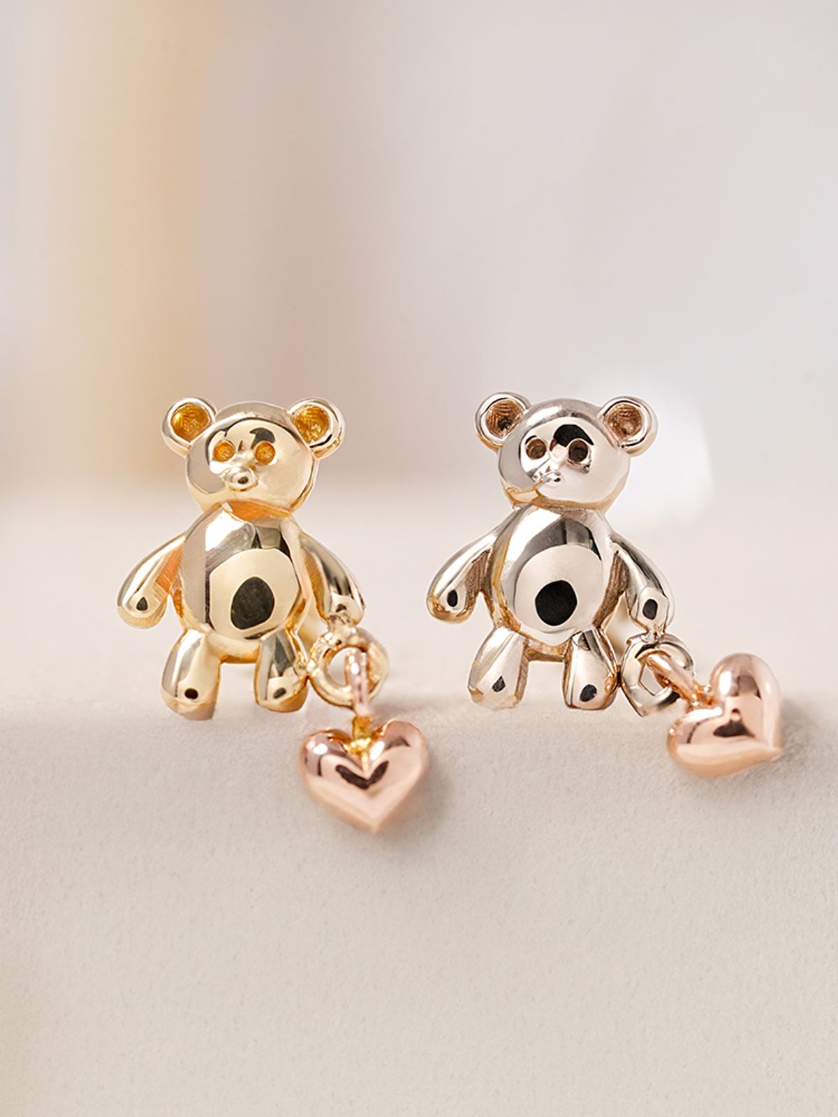 미니멀피어싱(MINIMALPIERCING) 14K 18K 러브하트 베어 피어싱