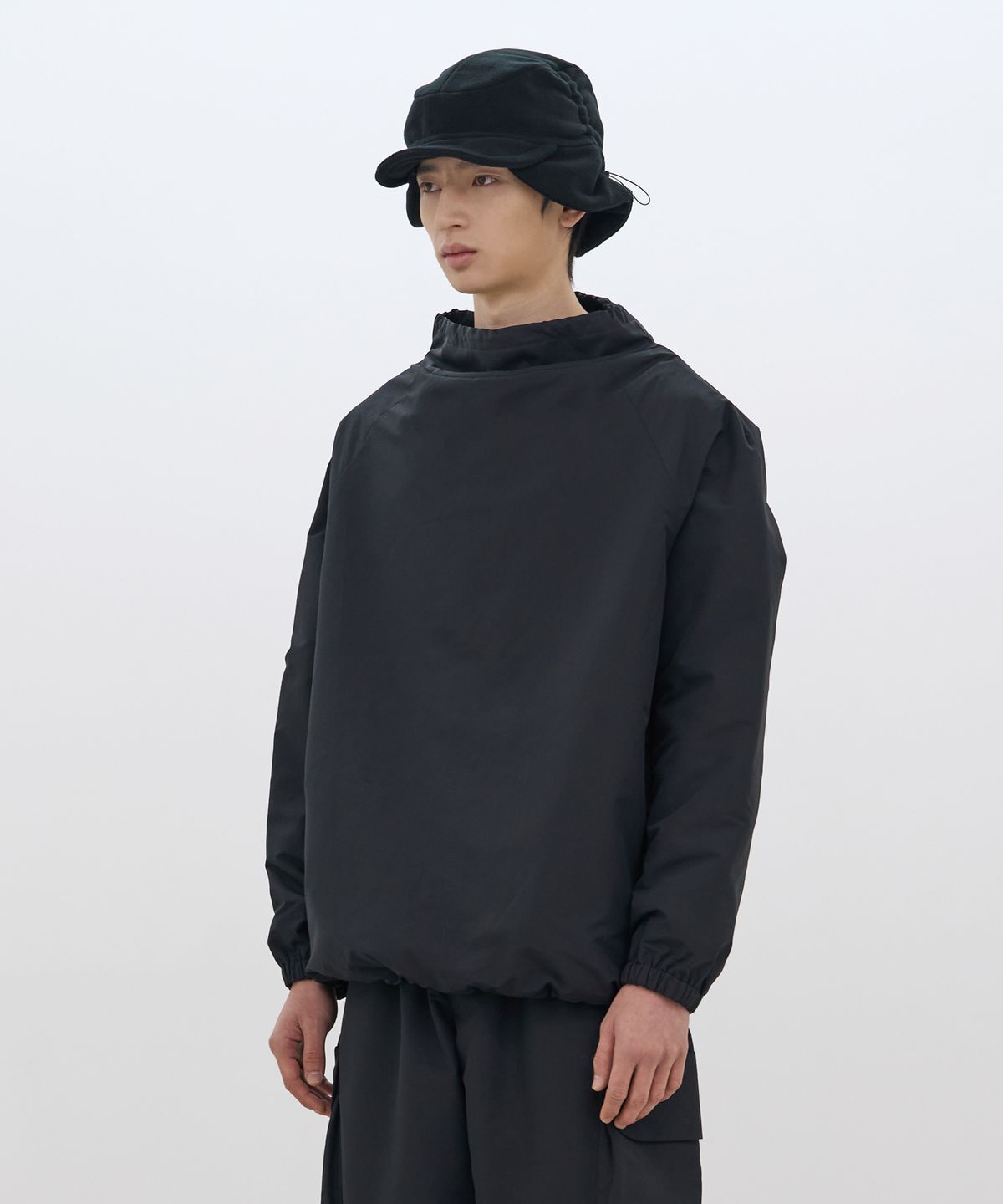 카사카사(KASAKASA) Padded Pullover Black