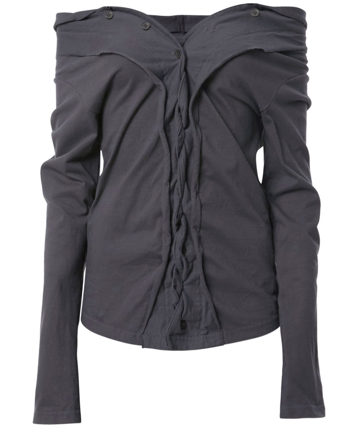 플레어업(FLAREUP) Braided Cardigan (FL-106_Charcoal)
