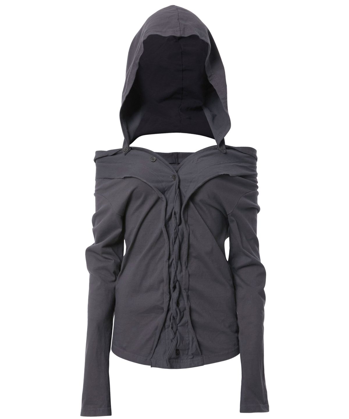 플레어업(FLAREUP) Braided Cardigan (FL-106_Charcoal)