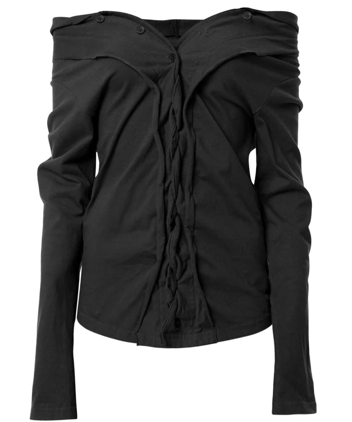 플레어업(FLAREUP) Braided Cardigan (FL-106_Black)