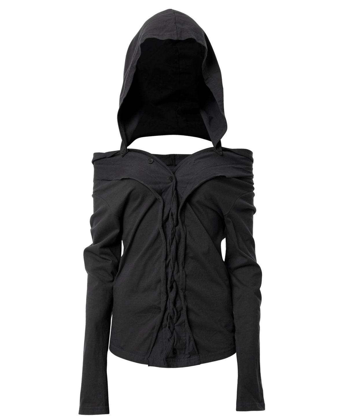 플레어업(FLAREUP) Braided Cardigan (FL-106_Black)