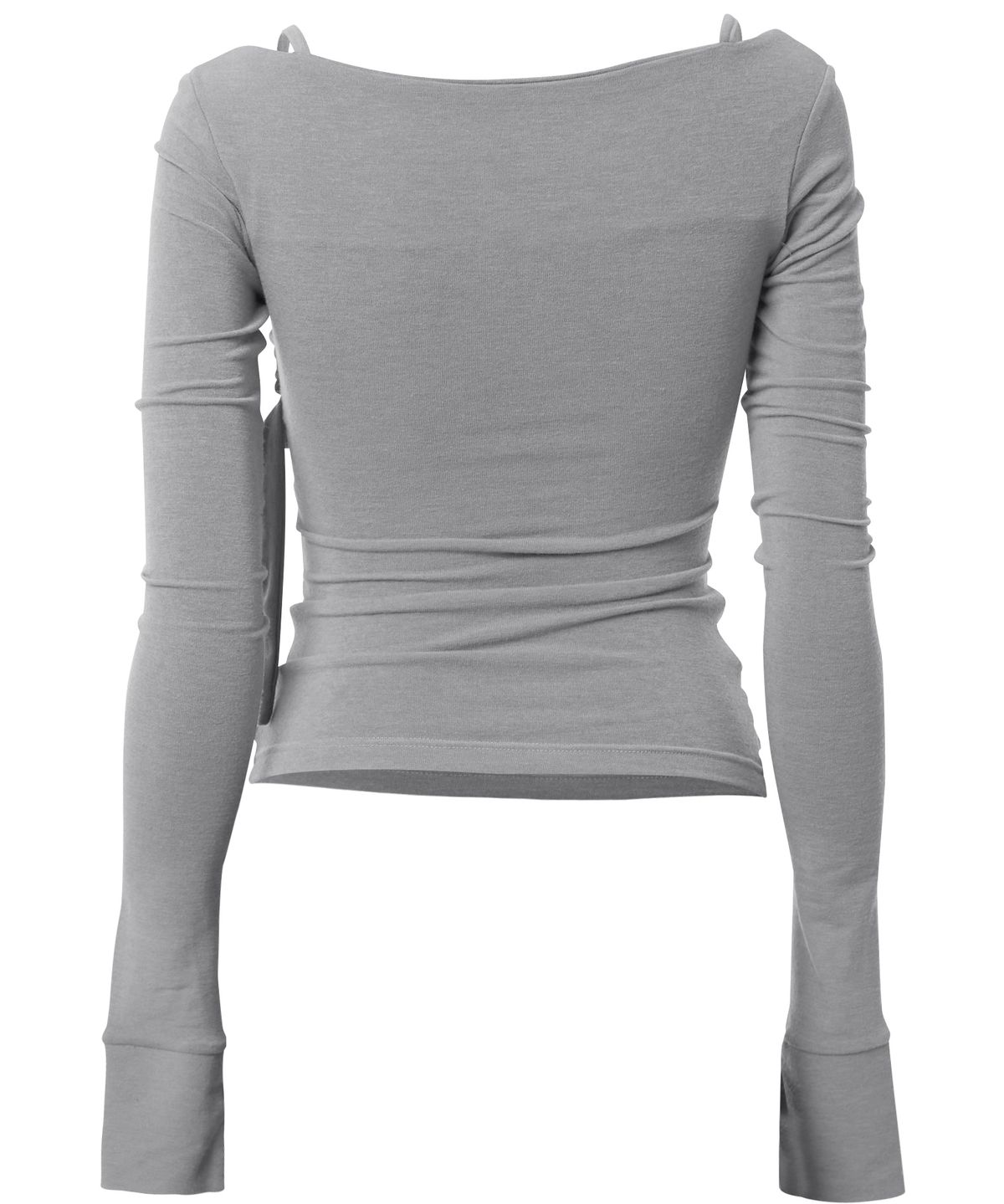 플레어업(FLAREUP) Layered Bustier Long Sleeve (FL-105_Gray)