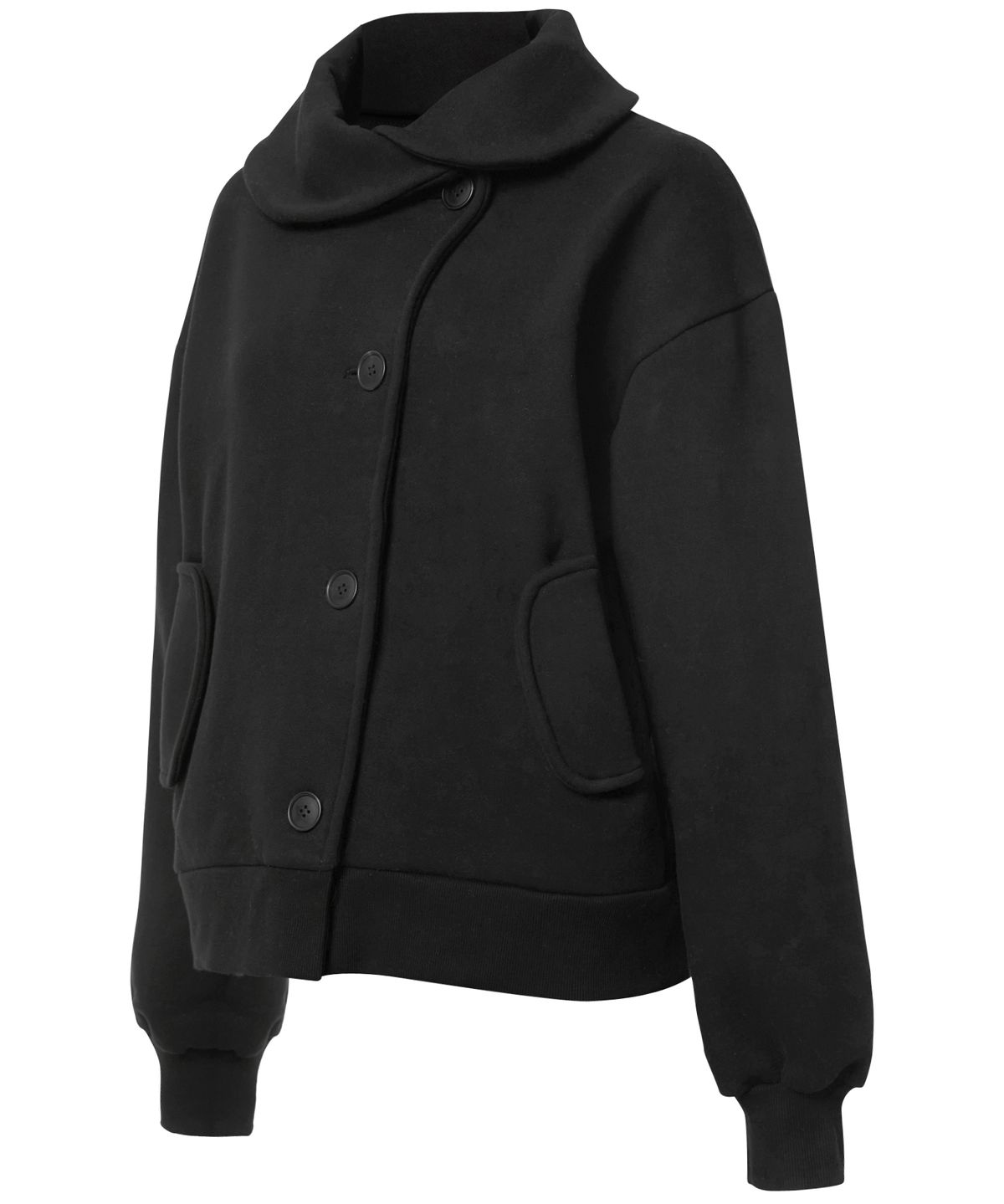 플레어업(FLAREUP) Asymmetrical Layered Jacket (FL-102_Black)