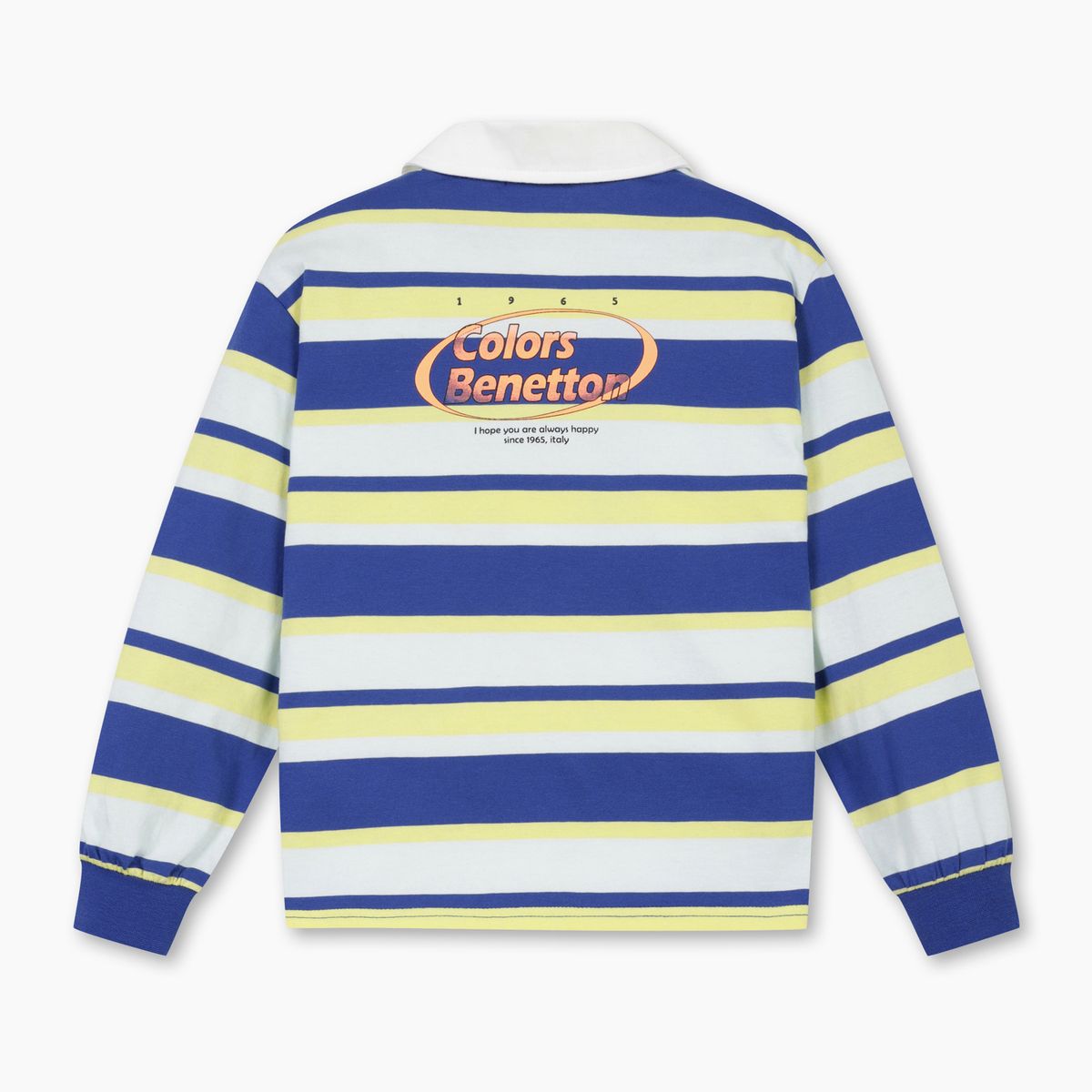 베네통키즈(BENETTONKIDS) 스트라이프 티셔츠_QATS06611BL