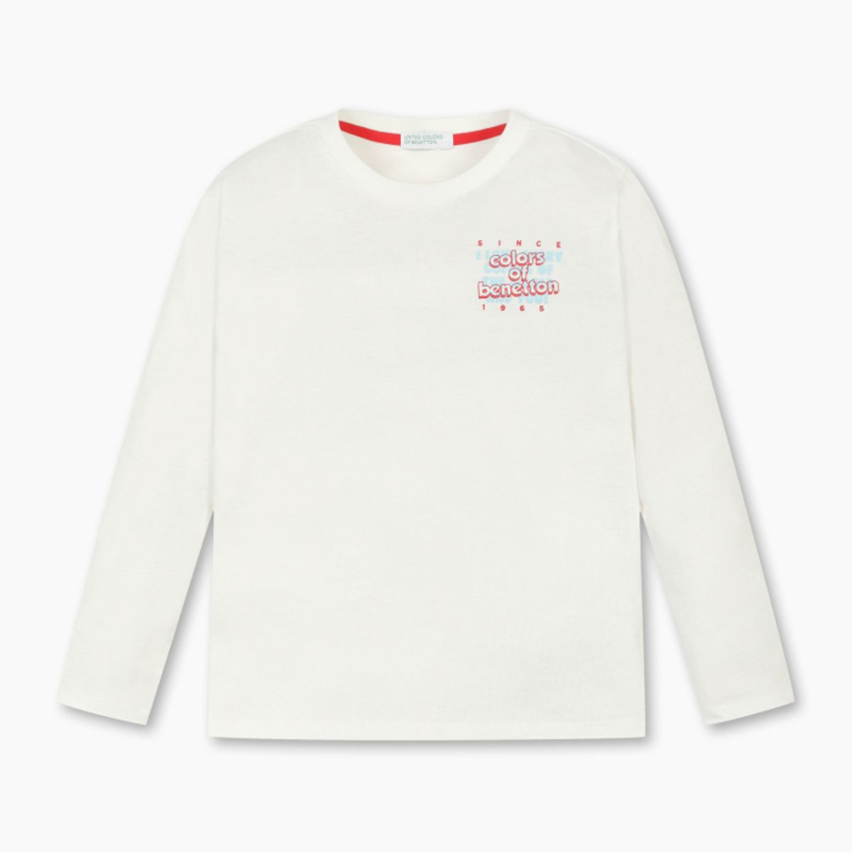 베네통키즈(BENETTONKIDS) 그래픽 포인트 티셔츠_QATS04611IV