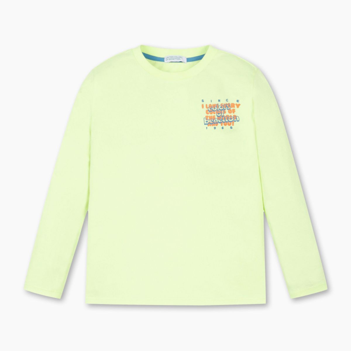 베네통키즈(BENETTONKIDS) 그래픽 포인트 티셔츠_QATS04611LM