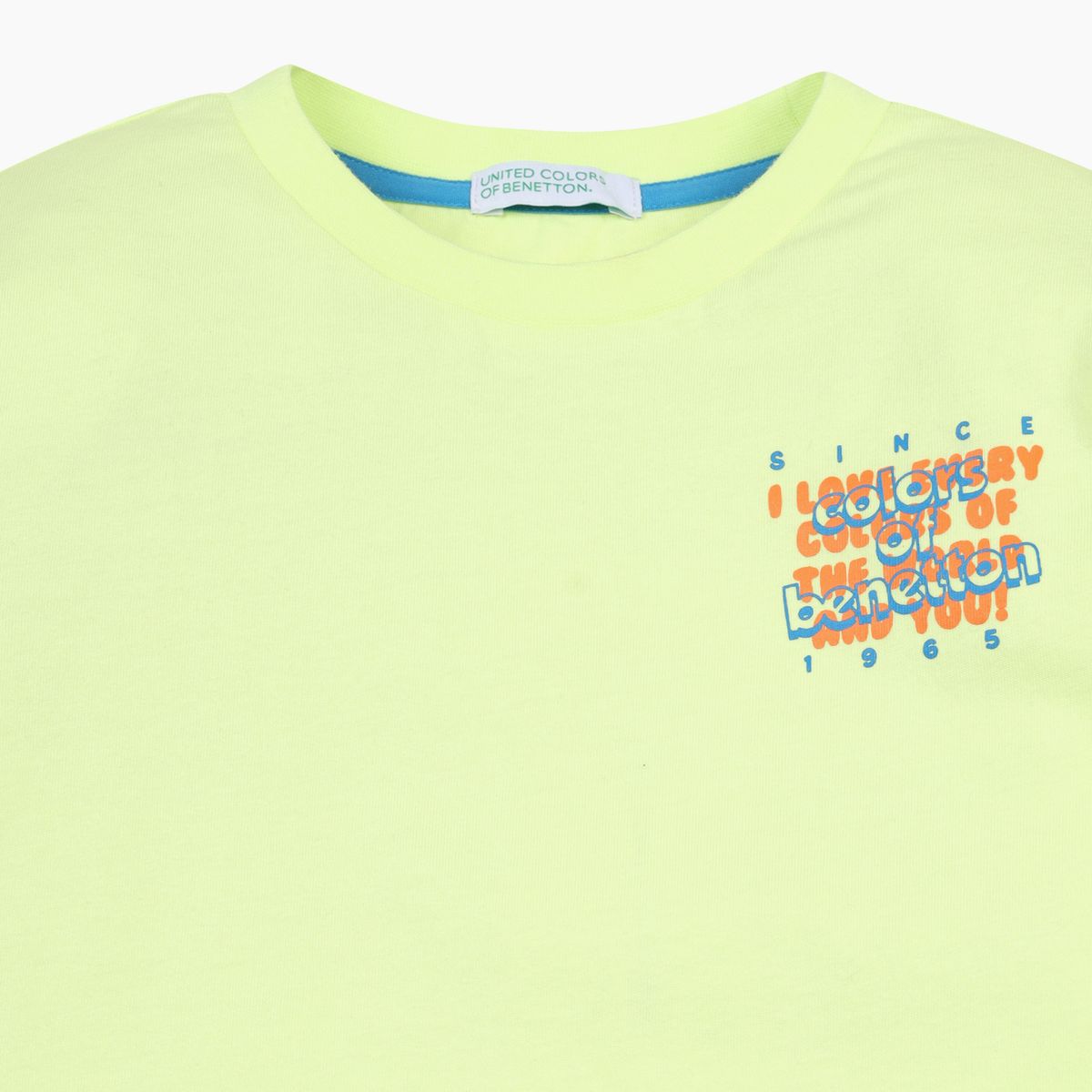 베네통키즈(BENETTONKIDS) 그래픽 포인트 티셔츠_QATS04611LM