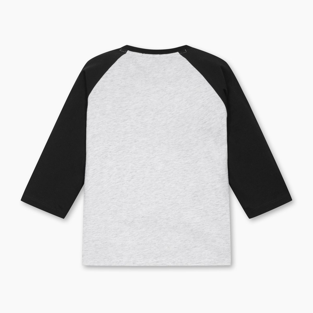 베네통키즈(BENETTONKIDS) 배색 래글런 티셔츠_QATS05611BK