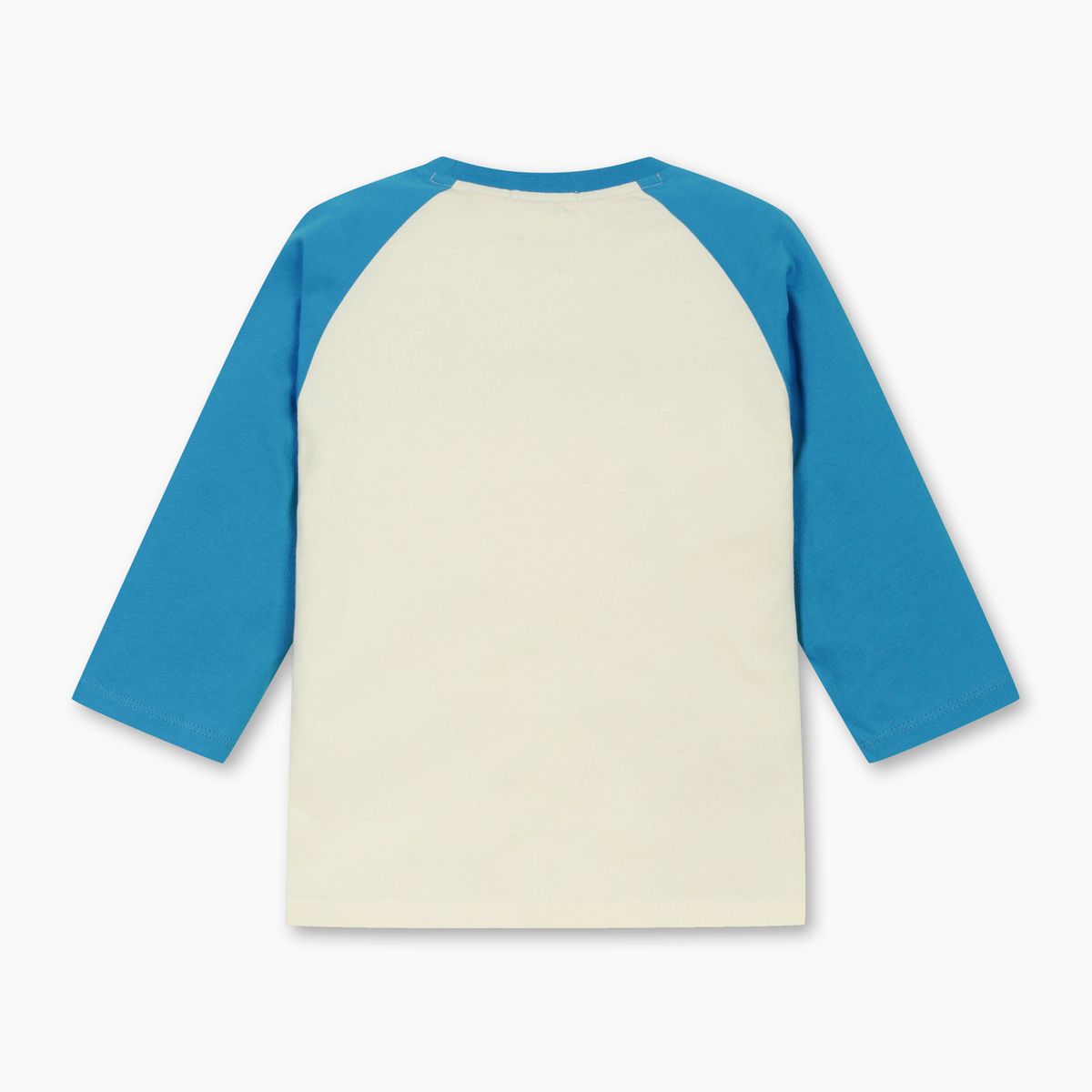 베네통키즈(BENETTONKIDS) 배색 래글런 티셔츠_QATS05611BL