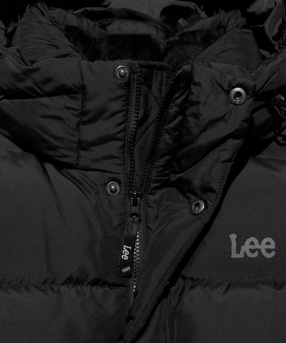 리(LEE) 어센틱 롱 다운 블랙