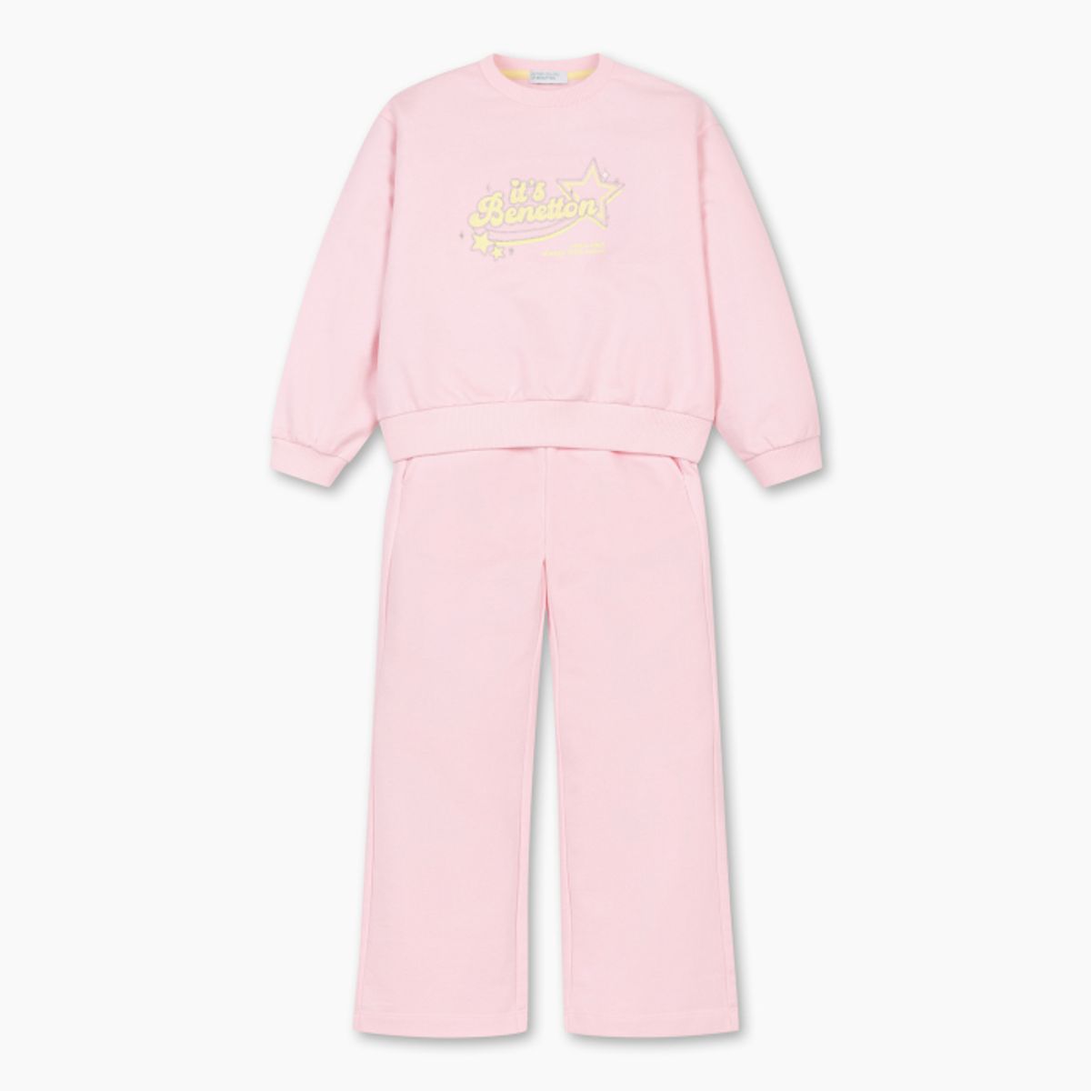 베네통키즈(BENETTONKIDS) 여아 부츠컷 셋업_QASE04611PK