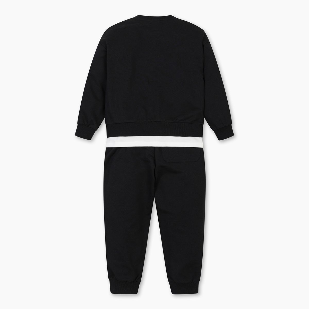 베네통키즈(BENETTONKIDS) 그래픽 셋업_QASE02611BK
