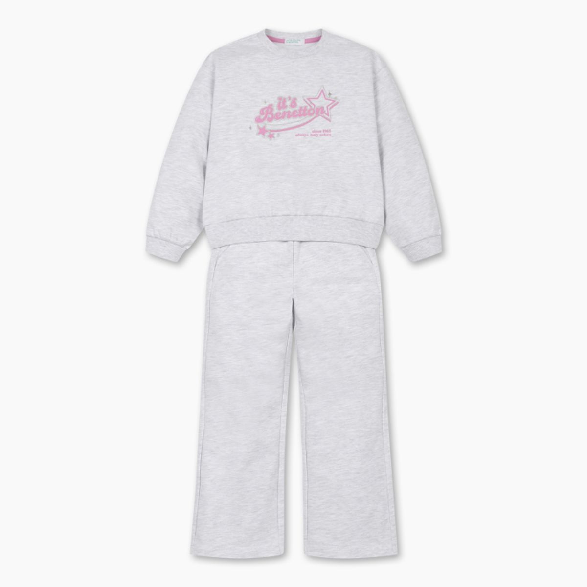베네통키즈(BENETTONKIDS) 여아 부츠컷 셋업_QASE04611MG